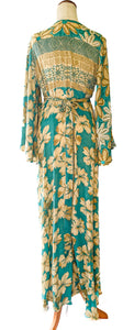 Lakshmi Dress ~ Blue Floral ~ One Size