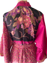 Load image into Gallery viewer, Esha Kimono ~ Pink Floral ~ 100% Silk