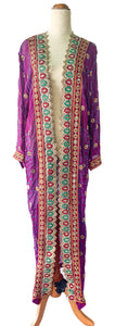 Embellished Kimono ~ Purple Hues ~ Freesize