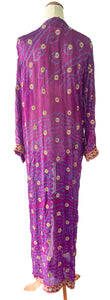 Embellished Kimono ~ Purple Hues ~ Freesize