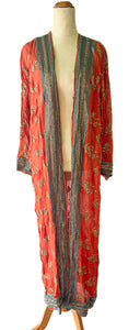 Embellished Kimono ~ Orange ~ Freesize