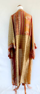 Esha Kimono - 100% Silk - Mustard - Free Size