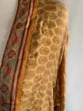 Load image into Gallery viewer, Esha Kimono - 100% Silk - Mustard - Free Size