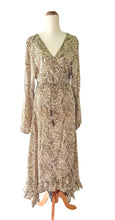 Load image into Gallery viewer, Anika Dress ~ 100% Silk ~ Natural Paisley ~ M/L