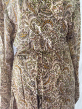 Load image into Gallery viewer, Anika Dress ~ 100% Silk ~ Natural Paisley ~ M/L