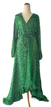 Load image into Gallery viewer, Anika Dress ~ 100% Silk ~ Emerald ~ S/M